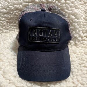 Indian Motorcycle Navy Trucker Hat